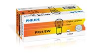 PHILIPS 12495CP - año modelo desde: 2008<br>Tensión [V]: 12<br>Potencia nominal [W]: 21/5<br>Tipo de lámpara: PR21/5W<br>Cantidad: 2<br>Versión: Standard<br>Versión: Twin Clam<br>Color lámpara: rojo<br>Modelo de zócalo, bombilla incandescente: BAW15d<br>