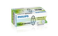 PHILIPS 12860LLECOCP - Tipo de lámpara: LED<br>Tensión [V]: 12<br>Potencia nominal [W]: 0,8<br>Modelo de zócalo, bombilla incandescente: SV8.5-8<br>Temperatura color [K]: 6000<br>Versión con bombilla soffit: FEST 30 mm<br>