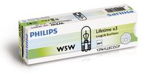 PHILIPS 12961LLECOCP - Lado de montaje: instalación lateral<br>Tipo de lámpara: W5W<br>Tensión [V]: 12<br>Potencia nominal [W]: 5<br>Tipo de lámpara: Lámpara de cristal<br>Modelo de zócalo, bombilla incandescente: W2.1x9.5d<br>