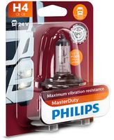 PHILIPS 13342MDB1 - Tipo de luces: Halógena<br>año modelo desde: 2002<br>Tensión [V]: 24<br>Potencia nominal [W]: 100<br>Tipo de lámpara: H7<br>Cantidad: 1<br>Versión: Single Box<br>Versión: Standard<br>Modelo de zócalo, bombilla incandescente: PX26d<br>