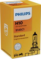 PHILIPS 9145C1 - Tensión [V]: 12<br>Potencia nominal [W]: 25<br>Tipo de lámpara: LED<br>Tipo de lámpara: H10<br>Tipo de luces: Halógena<br>Cantidad: 2<br>Versión: Twin Retail<br>Versión: Upgrade<br>Color lámpara: blanco/azul<br>Modelo de zócalo, bombilla incandescente: PY20d<br>