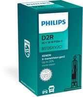 PHILIPS 85126XV2C1 - Tipo de luces: Xenón<br>Tipo de lámpara: D2R (lámpara de descarga gaseosa)<br>Tensión [V]: 85<br>Potencia nominal [W]: 35<br>Modelo de zócalo, bombilla incandescente: P32d-3<br>