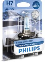 PHILIPS 12972WVUB1 - Tipo de luces: Xenón<br>Tipo de lámpara: H7<br>Tensión [V]: 12<br>Potencia nominal [W]: 55<br>Modelo de zócalo, bombilla incandescente: PX26d<br>