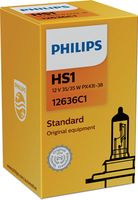 PHILIPS 12636C1 - Tipo de lámpara: HS1<br>Tensión [V]: 12<br>Potencia nominal [W]: 35/35<br>Modelo de zócalo, bombilla incandescente: PX43t<br>