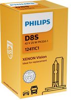 PHILIPS 12411C1 - Versión: Dipped<br>Tensión [V]: 12<br>Potencia nominal [W]: 55<br>Longitud [mm]: 11,6<br>Modelo de zócalo, bombilla incandescente: PX26d<br>