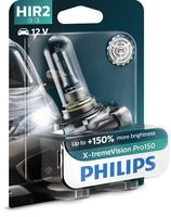 PHILIPS 9012XVPB1 - Tipo de luces: Halógena<br>Tipo de lámpara: HIR2<br>Tensión [V]: 12<br>Potencia nominal [W]: 55<br>Modelo de zócalo, bombilla incandescente: PX22d<br>