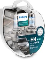 PHILIPS 12342XVPS2 - Función de las luces: Estándar<br>Tipo de lámpara: H4<br>Tensión [V]: 12<br>Potencia nominal [W]: 60/55<br>Modelo de zócalo, bombilla incandescente: P43t-38<br>