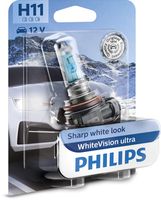 PHILIPS 12362WVUB1 - Tipo de luces: Halógena<br>Tipo de lámpara: H11<br>Tensión [V]: 12<br>Potencia nominal [W]: 55<br>Modelo de zócalo, bombilla incandescente: PGJ19-2<br>