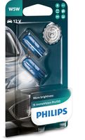 PHILIPS 12961XVPB2 - Lado de montaje: instalación lateral<br>Tipo de lámpara: W5W<br>Tensión [V]: 12<br>Potencia nominal [W]: 5<br>Tipo de lámpara: Lámpara de cristal<br>Modelo de zócalo, bombilla incandescente: W2.1x9.5d<br>