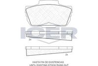 ANDEL 180079 - Juego de pastillas de freno