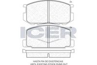 Andel 180463 - Juego de pastillas de freno