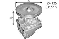 ANDEL 101317 - Bomba de agua, refrigeración del motor