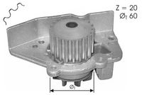 ANDEL 101359 - Bomba de agua, refrigeración del motor