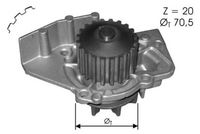 ANDEL 101580 - Bomba de agua, refrigeración del motor