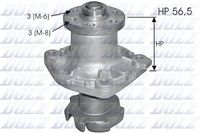 ANDEL ANB0352 - Bomba de agua, refrigeración del motor