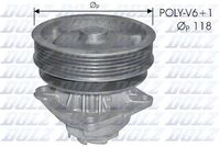 ANDEL ANB0342 - Bomba de agua, refrigeración del motor