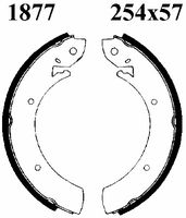 ANDEL A1877 - Juego de zapatas de frenos