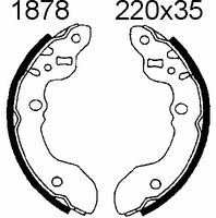 ANDEL A1878 - Juego de zapatas de frenos