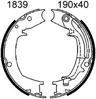 ANDEL A1839 - Juego de zapatas de frenos, freno de estacionamiento