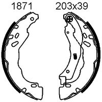 ANDEL A1871 - Juego de zapatas de frenos