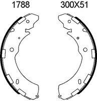 ANDEL A1788 - Juego de zapatas de frenos