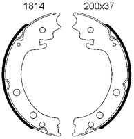 ANDEL A1814 - Juego de zapatas de frenos, freno de estacionamiento