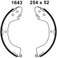 ANDEL A1643 - Juego de zapatas de frenos