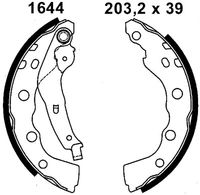 ANDEL A1644 - Juego de zapatas de frenos