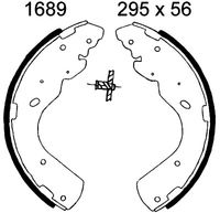 ANDEL A1689 - Juego de zapatas de frenos