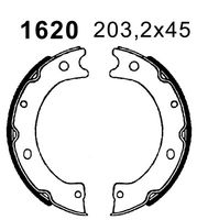 ANDEL A1620 - Juego de zapatas de frenos, freno de estacionamiento