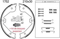ANDEL A1752 - Juego de zapatas de frenos, freno de estacionamiento