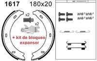 ANDEL A1617 - Juego de zapatas de frenos, freno de estacionamiento