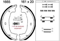 ANDEL A1665 - Juego de zapatas de frenos, freno de estacionamiento