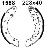 Andel A1588 - Juego de zapatas de frenos