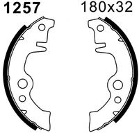 Andel A1257 - Juego de zapatas de frenos