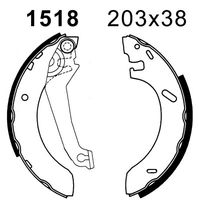 ANDEL A1518 - Juego de zapatas de frenos