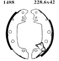 ANDEL A1488 - Juego de zapatas de frenos