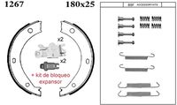 ANDEL A1267K - Juego de zapatas de frenos, freno de estacionamiento