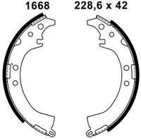 ANDEL A1668 - Juego de zapatas de frenos