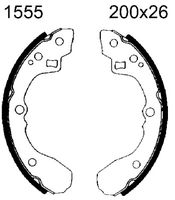 ANDEL A1555 - Juego de zapatas de frenos