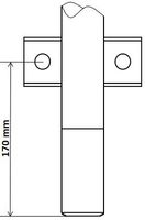 BILSTEIN 24300209 - Suspensión: para vehículos con chasis estándar<br>Lado de montaje: Eje delantero<br>Tipo de amortiguador: Presión de gas<br>Tipo de amortiguador: Columna de amortiguador<br>Tipo de sujeción de amortiguador: Placa abajo<br>Tipo de sujeción de amortiguador: Espiga arriba<br>Sistema de amortiguadores: Bitubular<br>