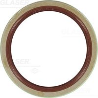 GLASER P7633901 - Ancho [mm]: 11<br>Diámetro interior [mm]: 80<br>Diámetro exterior [mm]: 100<br>Material: PTFE (Politetrafluoroetileno)<br>Lado de montaje: frontal<br>Peso [kg]: 0,07<br>