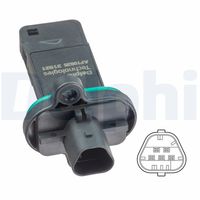 BOSCH 0280218469 - Medidor de la masa de aire