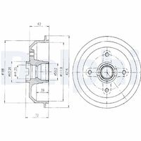 DELPHI BF107 - Lado de montaje: Eje trasero<br>Diámetro interior de tambor de freno [mm]: 178<br>H tamb. freno interna [mm]: 39<br>H tamb. freno total [mm]: 72<br>Llanta, nº de taladros: 4<br>Diám. buje de rueda [mm]: 40<br>Diámetro exterior del tambor de freno [mm]: 216<br>Peso [kg]: 3,97<br>corona de agujeros - Ø [mm]: 108<br>Diám. buje de rueda 2[mm]: 50<br>