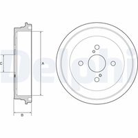 BOSCH 0986477317 - año construcción desde: 08/2011<br>año construcción hasta: 06/2014<br>Lado de montaje: Eje trasero<br>Diámetro interior de tambor de freno [mm]: 200<br>Diámetro exterior del tambor de freno [mm]: 251,8<br>H tamb. freno interna [mm]: 43<br>H tamb. freno total [mm]: 53,1<br>corona de agujeros - Ø [mm]: 100<br>Número de orificios: 4<br>Diámetro de centrado [mm]: 55<br>