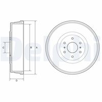 BLUE PRINT ADN14722 - Lado de montaje: Eje trasero<br>H tamb. freno interna [mm]: 72,5<br>Número de taladros: 6<br>corona de agujeros - Ø [mm]: 68<br>Diámetro interior de tambor de freno [mm]: 295<br>Superficie: barnizado<br>H tamb. freno total [mm]: 88,6<br>Diámetro de centrado [mm]: 68<br>