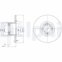 DELPHI BG2081 - Disco de freno