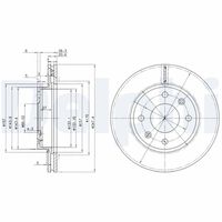 DELPHI BG2292 - Disco de freno