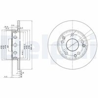 DELPHI BG2288 - Disco de freno