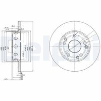 DELPHI BG2288 - Disco de freno